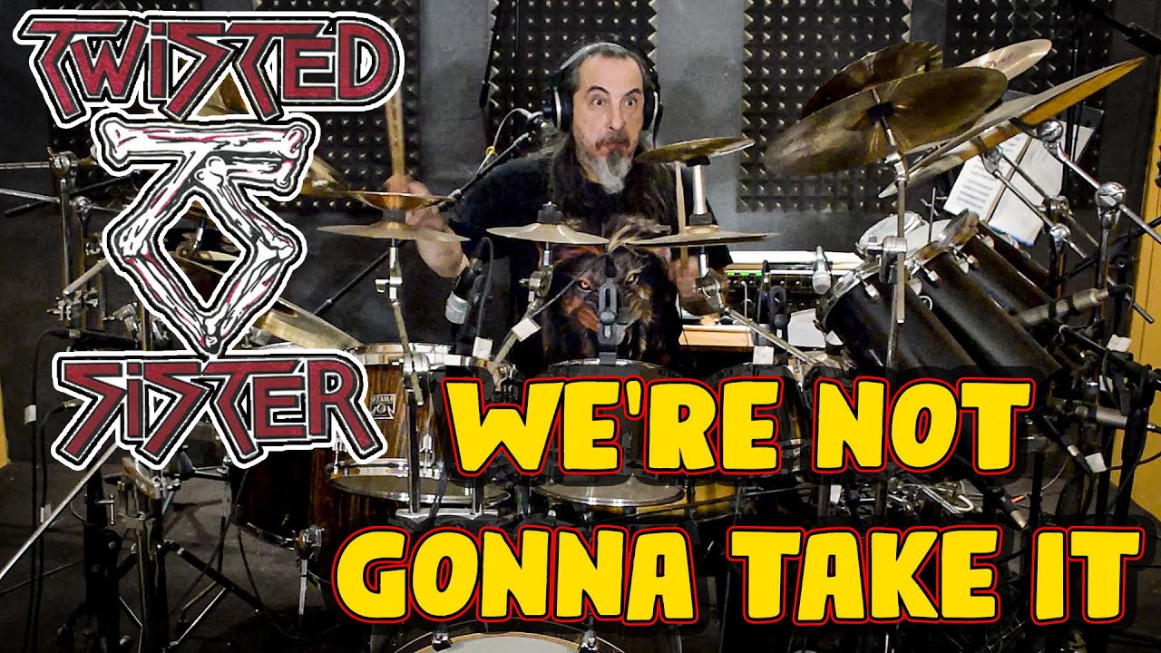 TWISTED SISTER We're not gonna take it drum cover by stamatis kekes