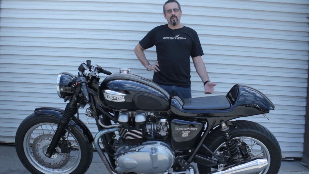 Велосипеды Dime City: Triumph Thruxton 2004 года от Herm Narciso