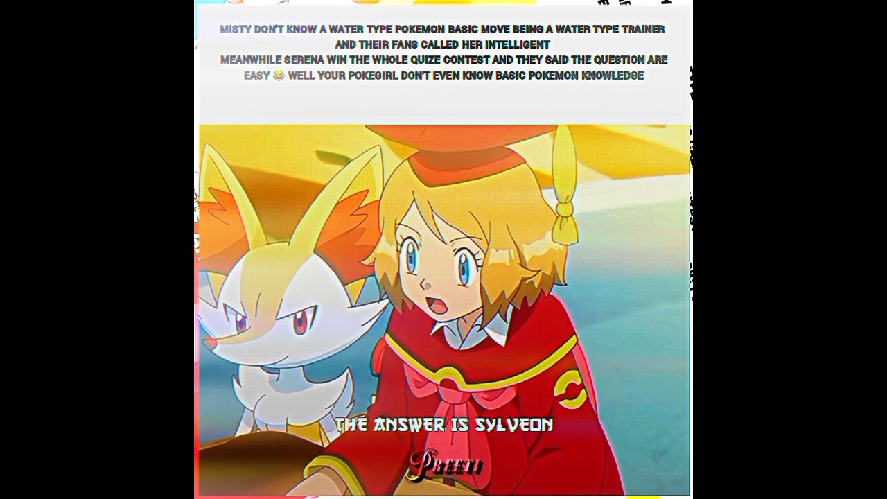 The real smart character of Pokemon 🔥😎llSerena edit||#short#shorts#shortsfeed #youtubeshorts#anime
