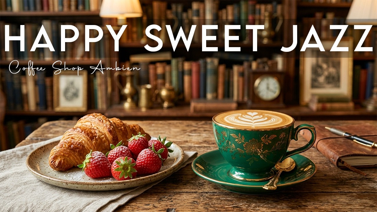 Happy Sweet Jazz ☕ Bossa Nova background for Studying, Working & Relaxing
