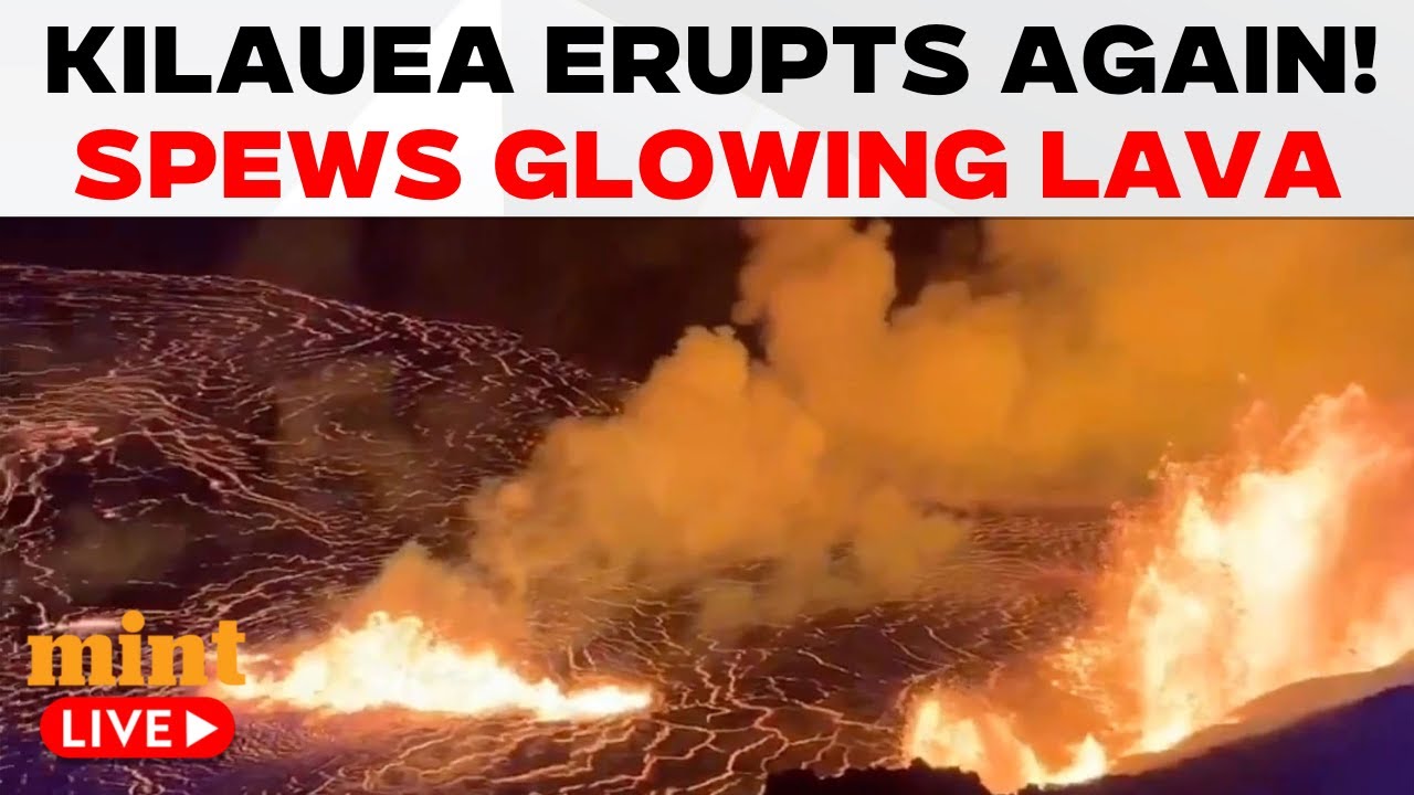 Kilauea Volcano LIVE: Hawaii's Kilauea Volcano Erupts, Spewing Lava And Billowing Smoke |Big Island