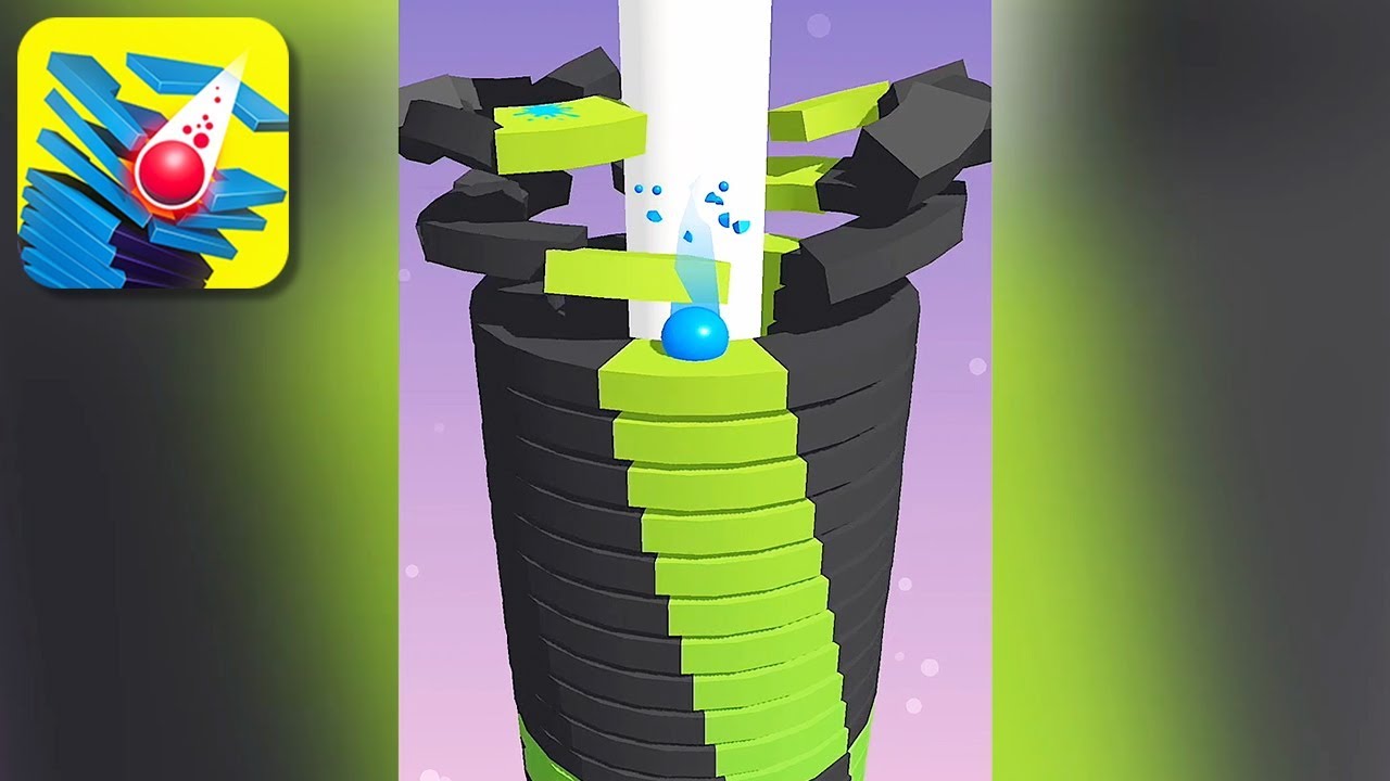 Stack Ball 3D - Gameplay Showcase (iOS)