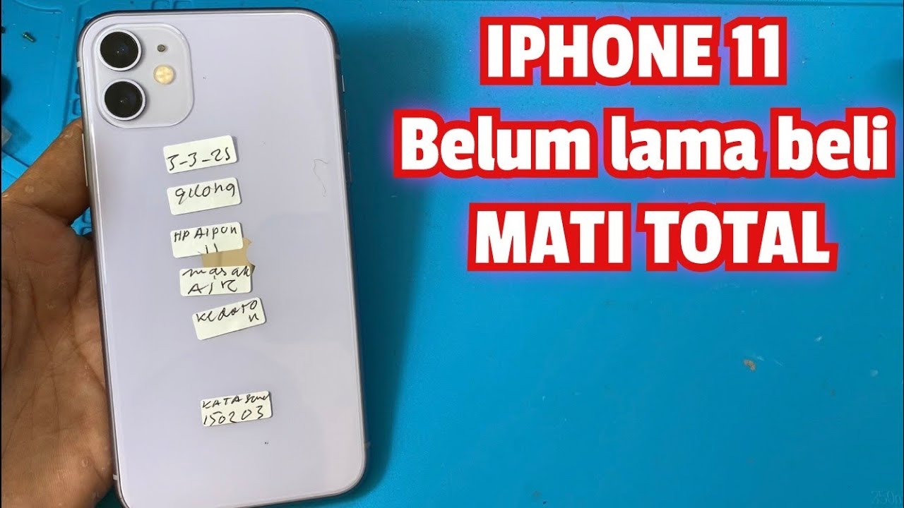 IPHONE 11 MATI TOTAL GARA-GARA KENA AIR
