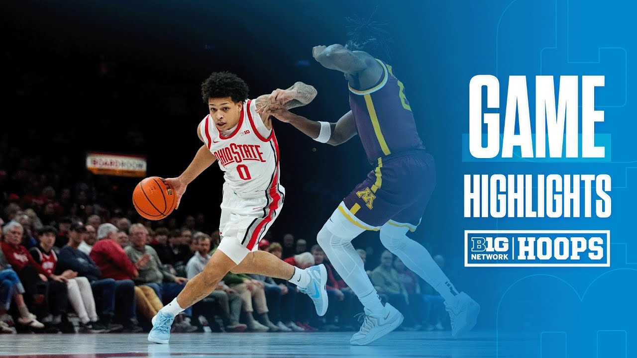 Minnesota vs. Ohio State | HIGHLIGHTS | Big Ten Men's Basketball | 01/20/26