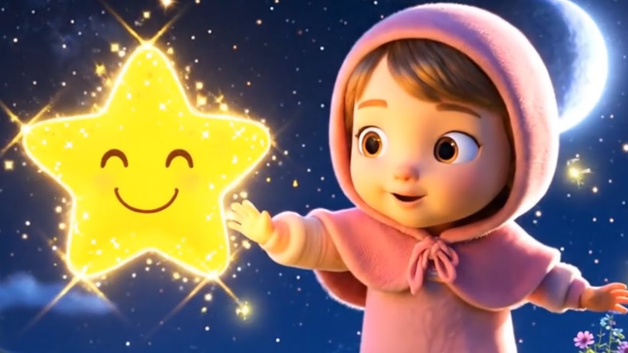 🌌 Twinkle Twinkle Little Star Lullaby | Calming Music for Baby Sleep Like an Angel