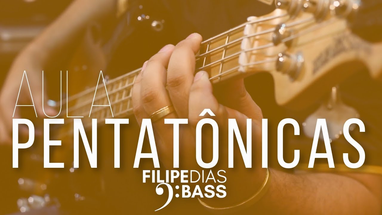 AULA PENTATÔNICAS NO BAIXO (EXERCÍCIOS) FILIPE DIAS