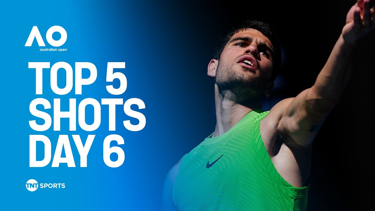 Top 5 STUNNING Shots from Day 6 ft. Alcaraz, Tauson & MORE 🔥 | Australian Open 2026 Highlights 🇦🇺