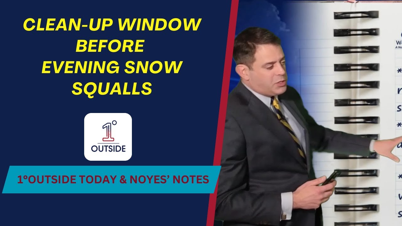 Monday Noyes’ Notes: Snow Exits, Big Temperature Swing Ahead