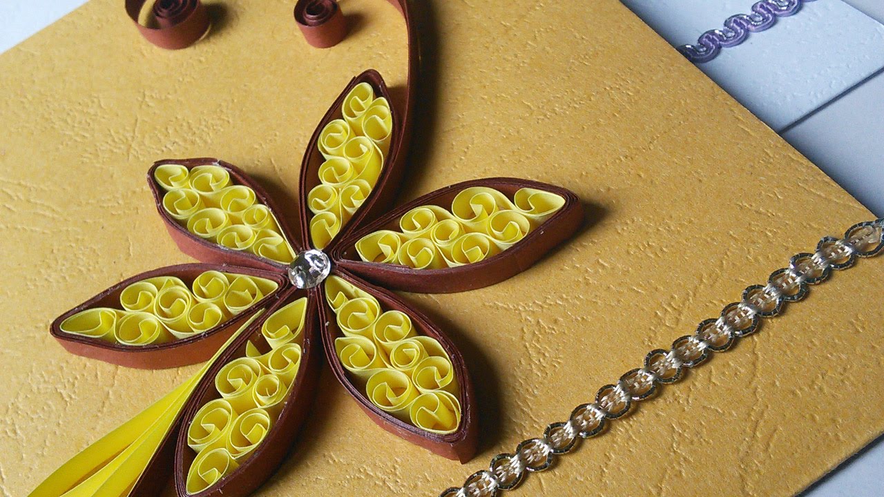 Quilling Greeting Cards | Easy Paper Work | HandiWorks #14