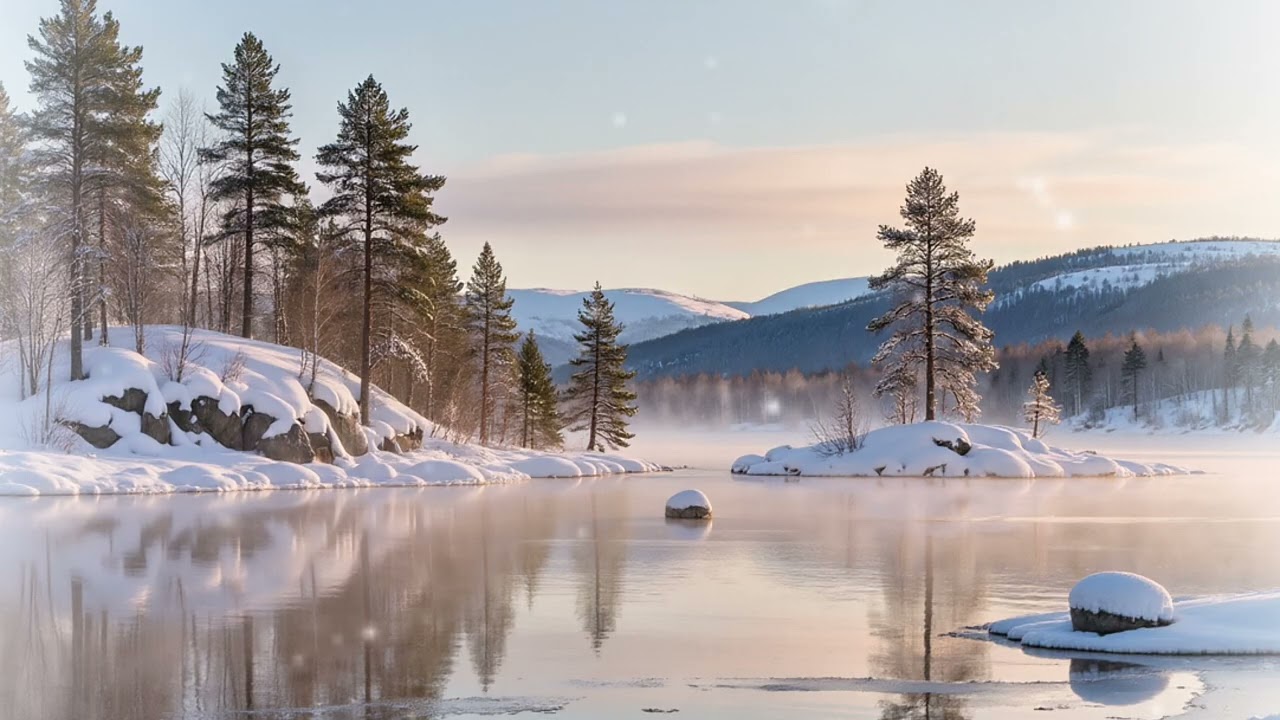 (1시간힐링음악) 고요한 겨울, 마음이 쉬어가는 시간,차분한음악 | Winter Healing Piano for Calm Moments