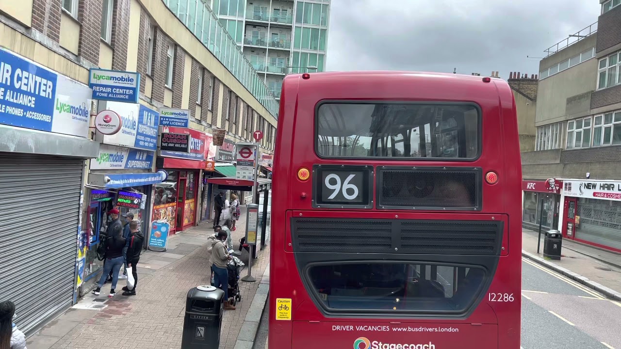 London bus ride 177 to Thamesmead in and around south east London namely Woolwich Arsenal