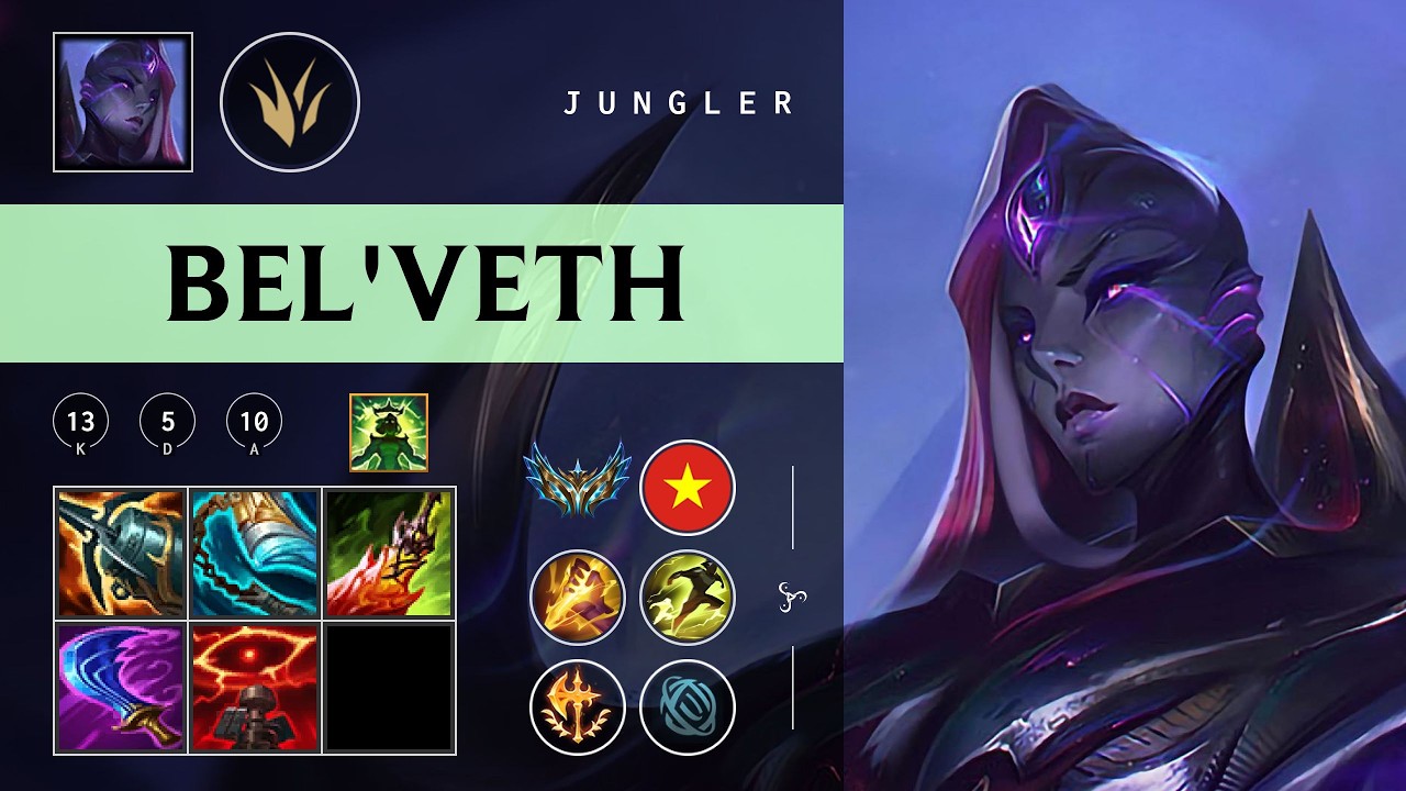 Bel'Veth Jungle vs Jayce - VN Challenger Patch 26.05