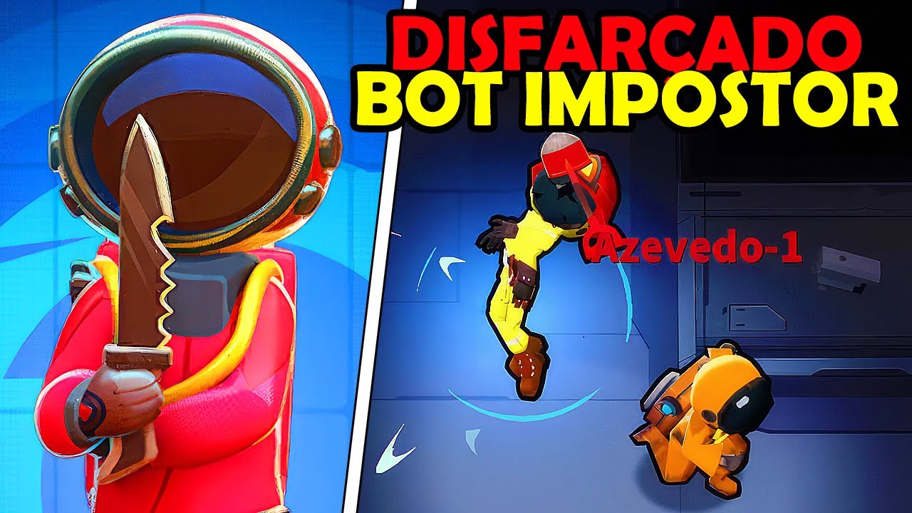 ME DISFARCEI DE BOT e JOGUEI DE IMPOSTOR SEM FUNÇÃO no Super Sus!