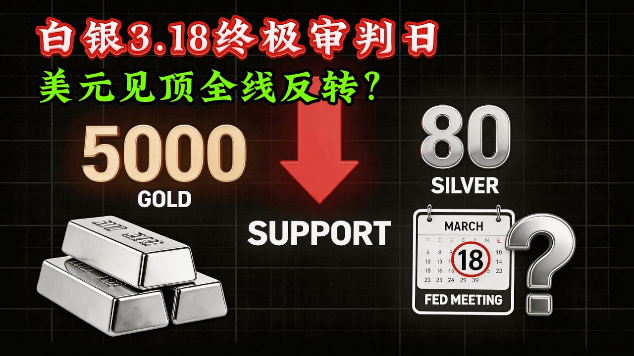 黄金白银血洗 - 美元碾压 + 伊朗地面入侵 + 迪拜黄金被困#黄金 #白银 #美元指数 #美联储 #抄底 #金融危机 #投资策略 #中东局势 #理财 #阿航观察室
