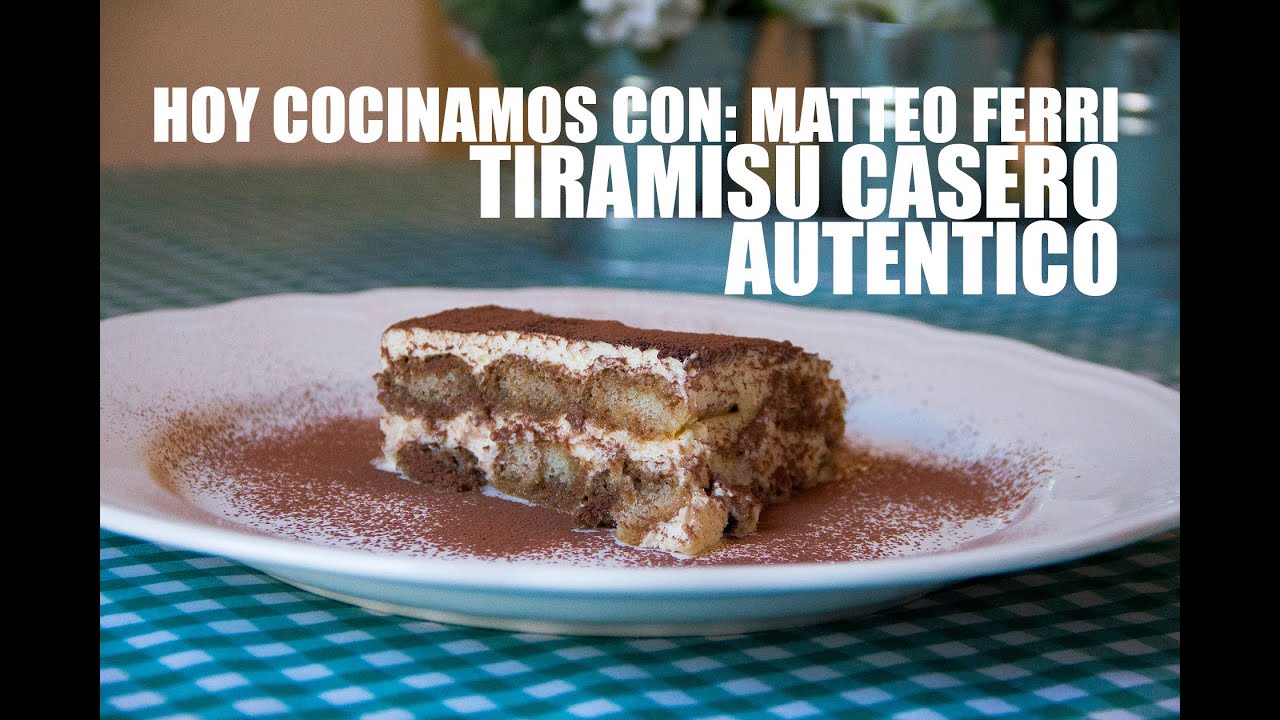 TIRAMISU CASERO Y FACIL. RECETA AUTENTICA ITALIANA GRABADA CON UNA GO PRO