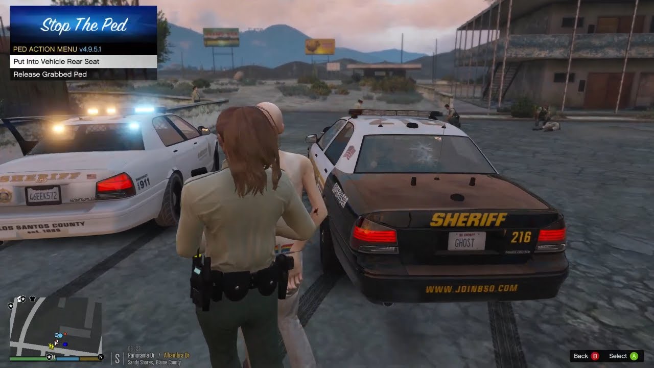 Gta 5 LSPDFR Episode : BCSO Female Officer Early Morning Patrol #gta5 #lspdfr
