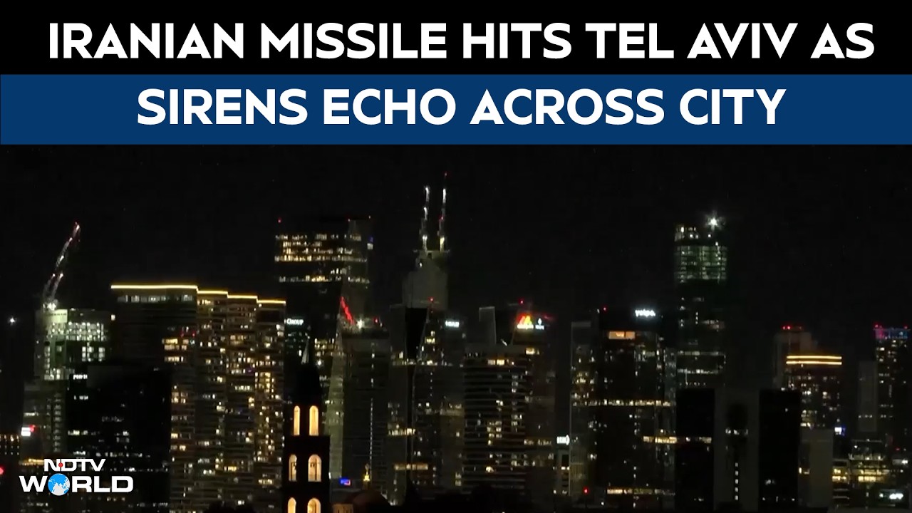 Tel Aviv Under Fire: Missile Strike Escalates Iran-Israel Conflict