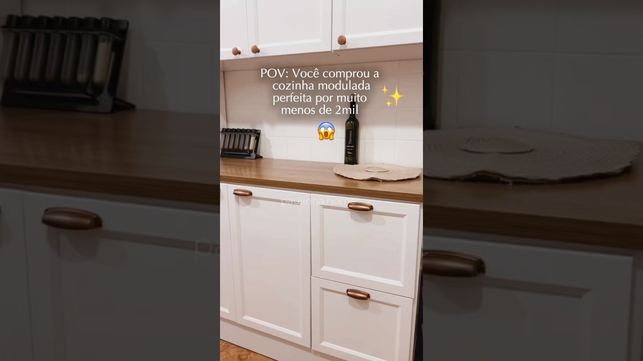 Cozinha Modulada da Shopee 🏡Completa por Menos de 2 Mil! 😱🤯