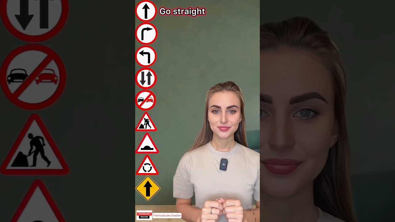 Road Signs& Their Meanings |Learn Traffic related Terms|| #shorts#viral#vocabulary