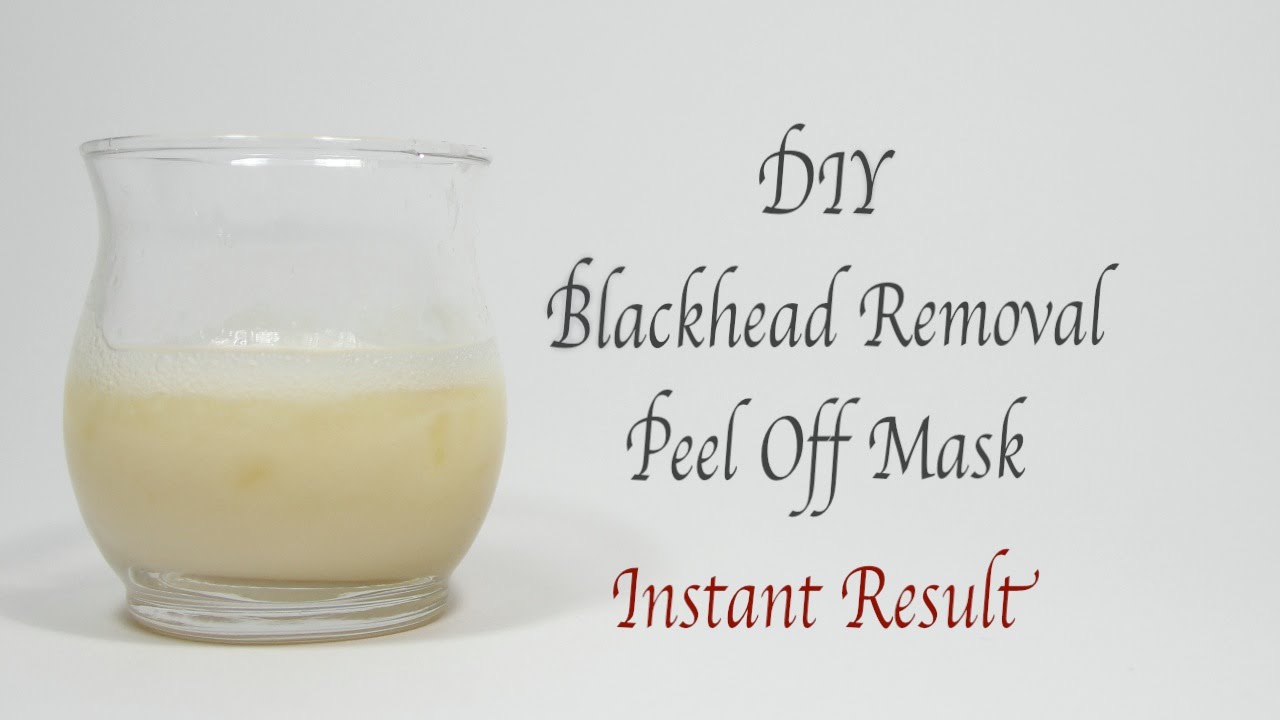 DIY Blackhead Peel Off Mask