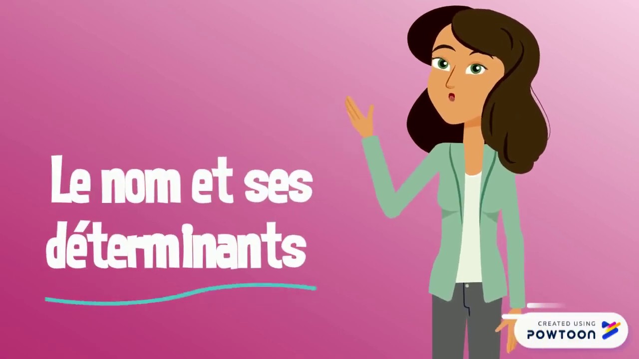 Viens découvrir le nom et ses déterminants!