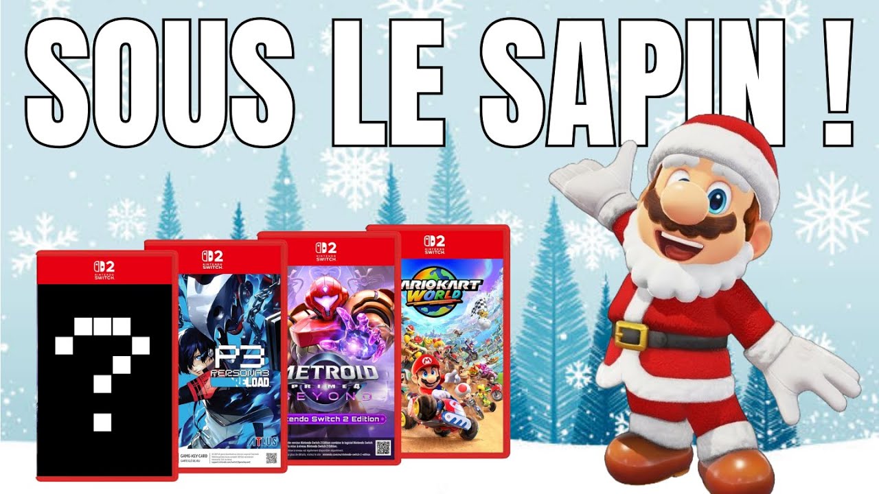TOUS les jeux physiques NINTENDO SWITCH 2 disponibles pour No&euml;l 2025 !