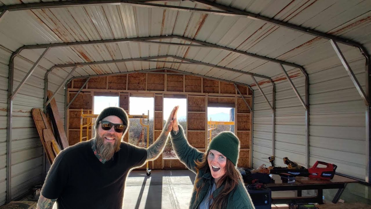 Carport Tiny House Conversion Part 1!