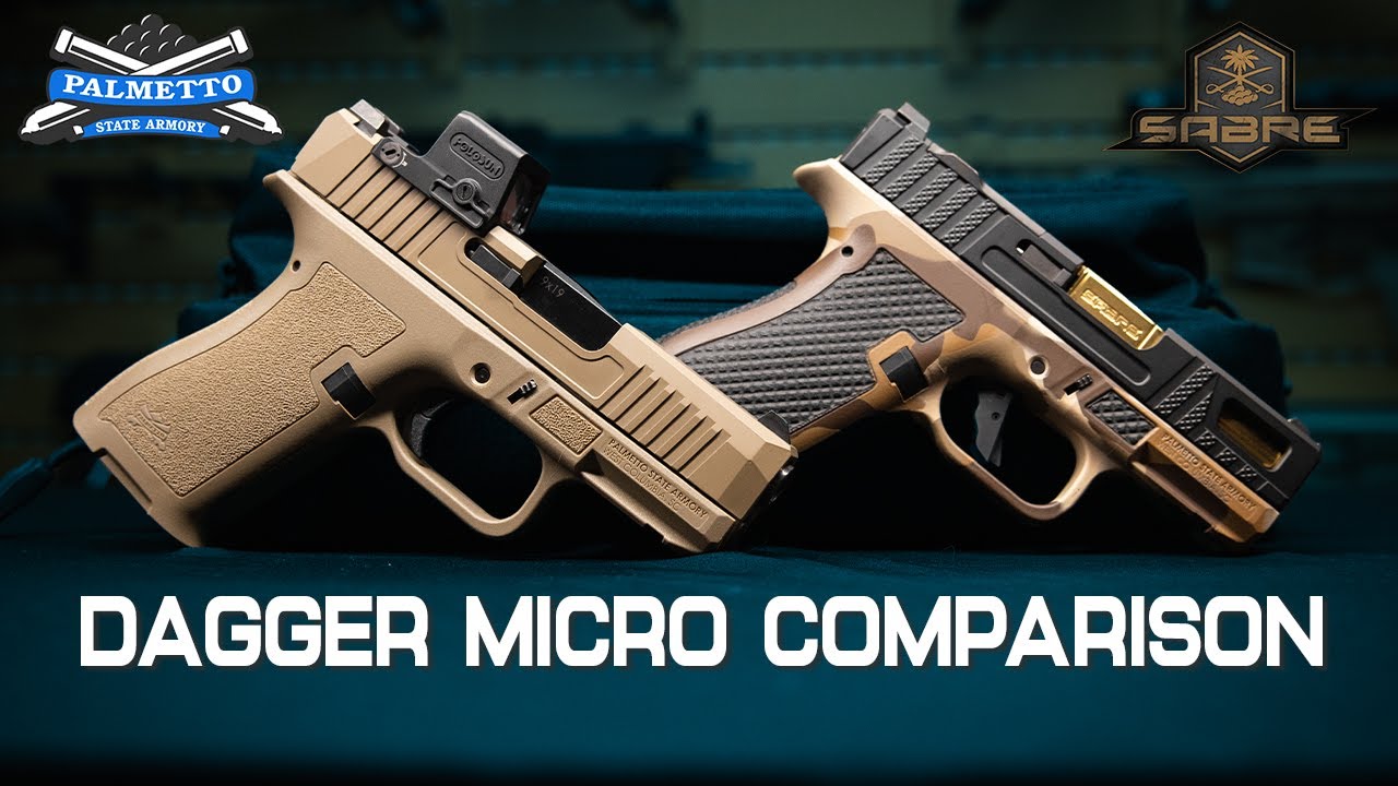 Micro Dagger против Sabre Micro Dagger — в чём разница? | Palmetto State Armory