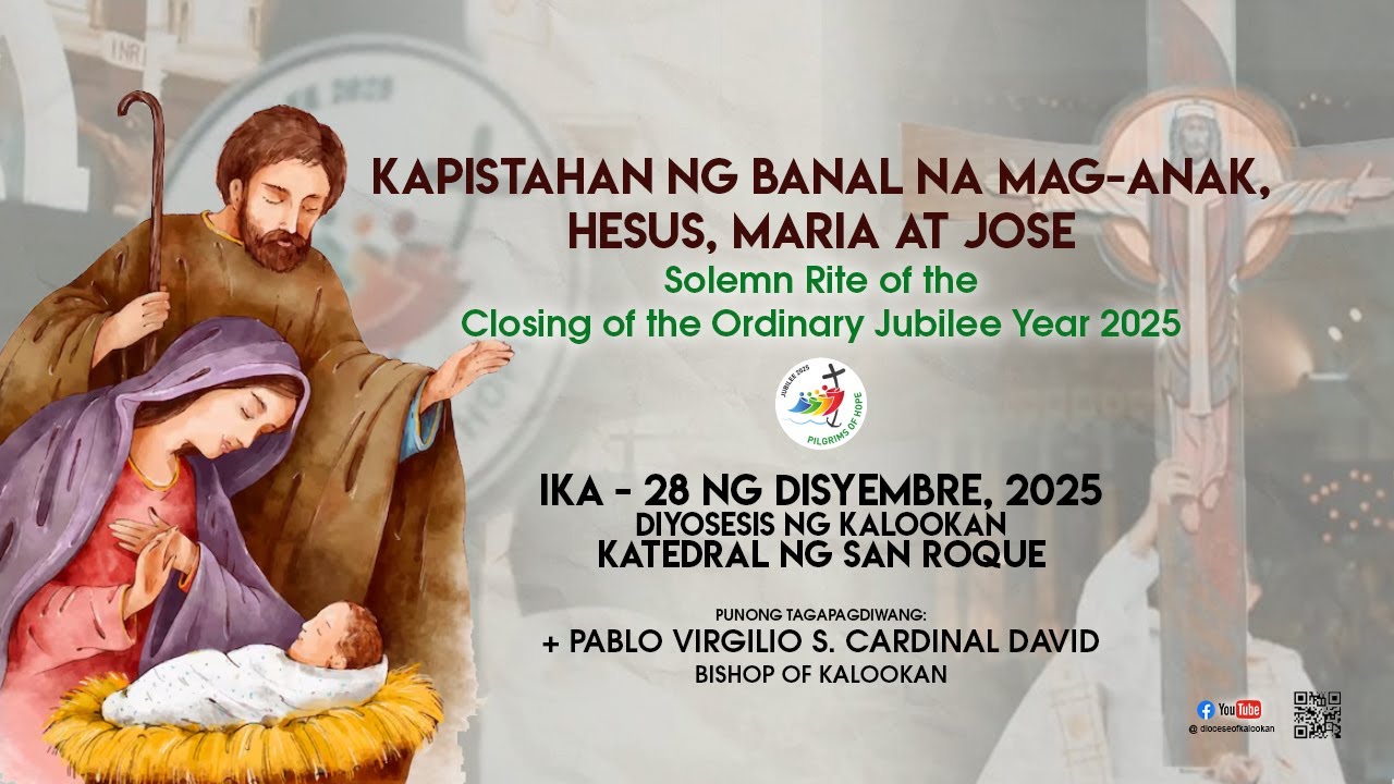 12.28.25 | Pagdiriwang ng Banal na Eukaristiya para sa Pagtatapos ng Taóng Jubileo ng Pag-asa 2025