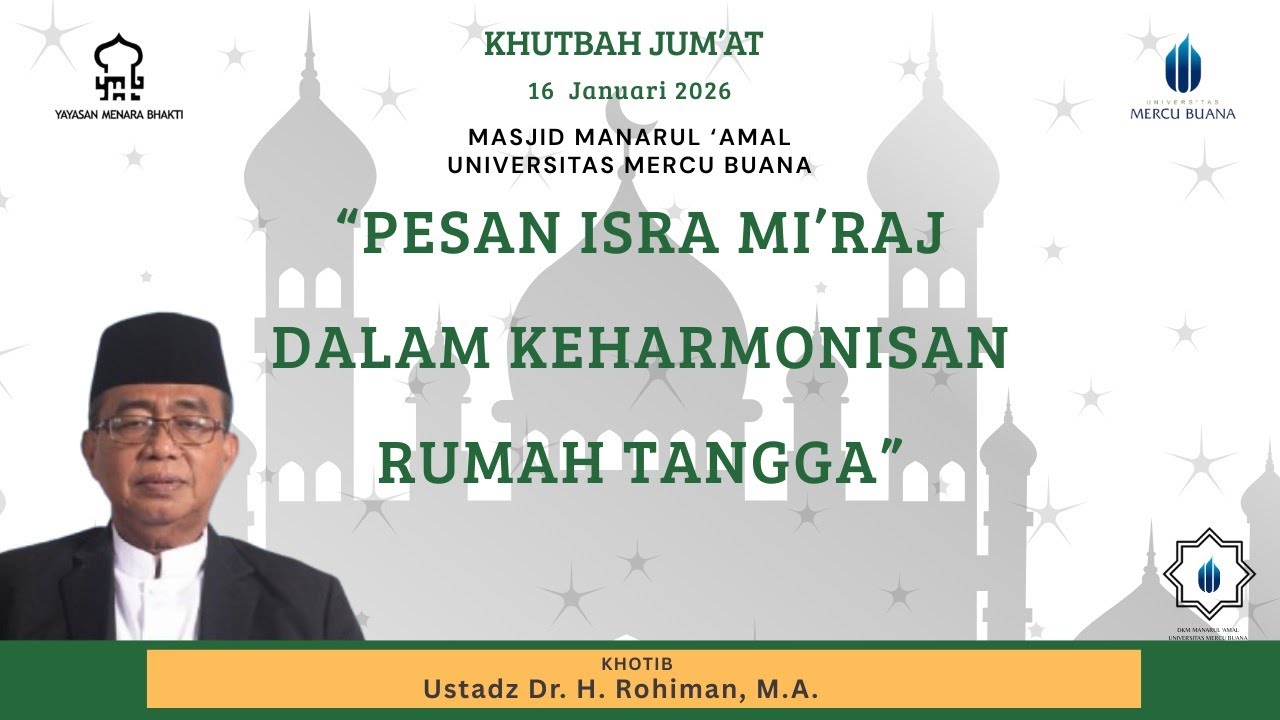Pesan Isra Miraj dalam Keharmonisan Rumah Tangga