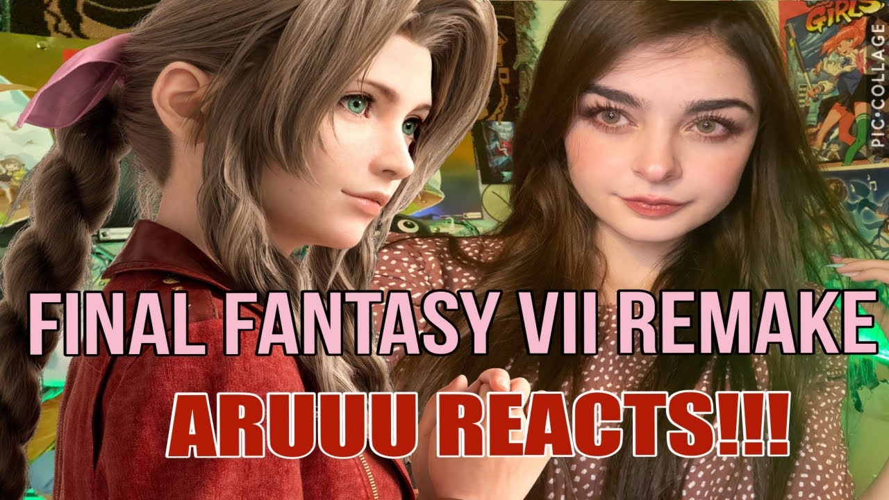 FINAL FANTASY VII NEW TRAILER REACTION!! (ARUUU REACTS)