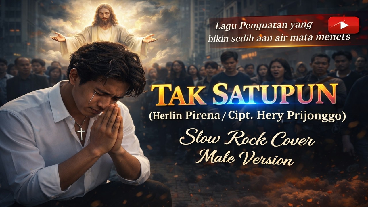 Lagu Sedih - TAK SATUPUN | Cover versi Slow Rock by: CahayaPuji (Official liric video)