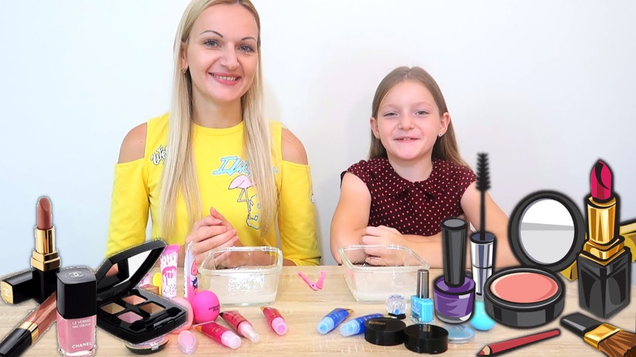 Slime din cosmetica mamei challenge | Se va face slime?