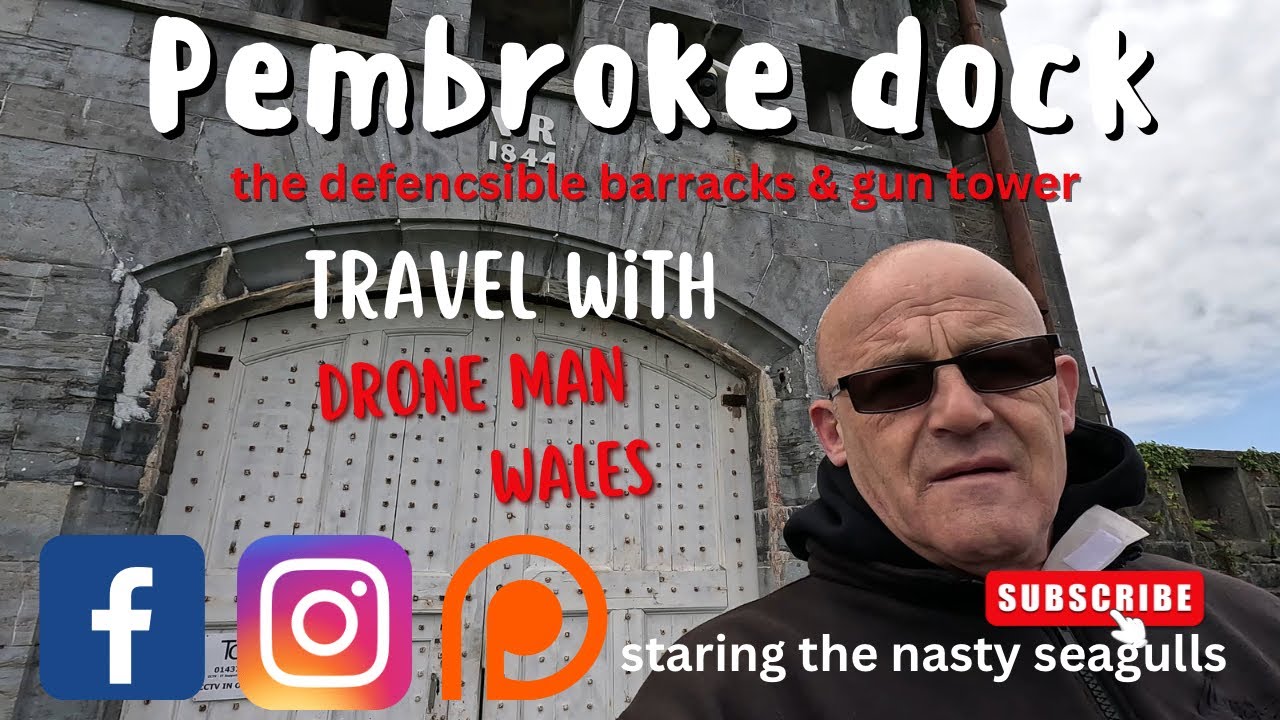 The defencsible barracks Pembroke  @Drone_Man_Wales