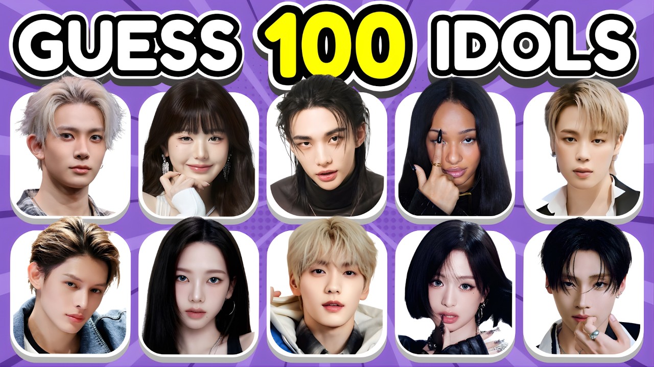 CAN YOU GUESS 100 K-POP IDOLS in 3 SECONDS?😳| K-Pop Quiz Game 2026