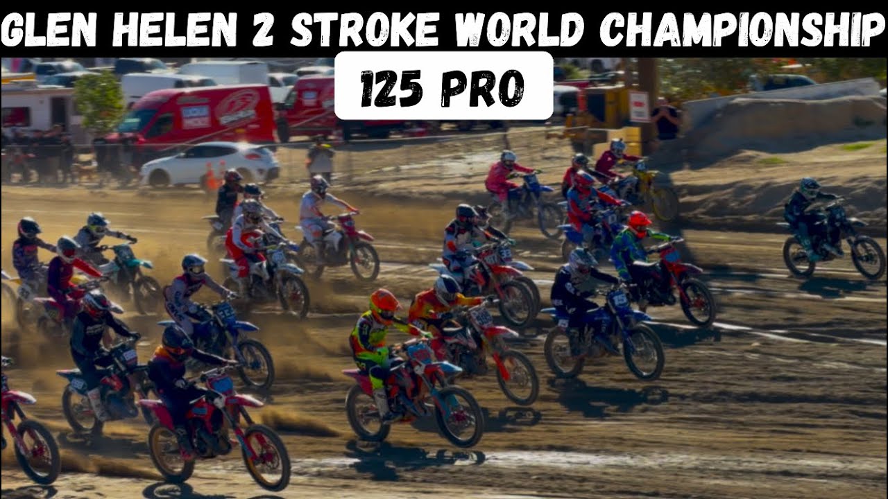 Alessi vs Mosiman Battle for the WIN! Glen Helen 2 Stroke World Championship Pasha 125 Pro Motos 