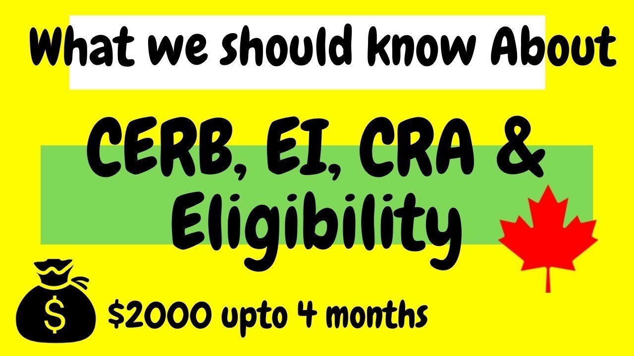 who can apply for CERB | How to apply for CERB | creating CRA account explained