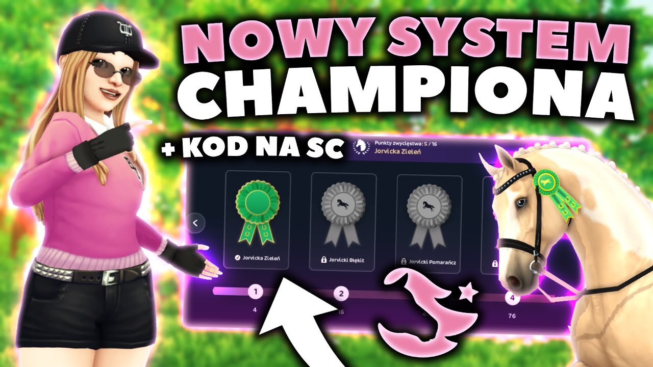 NOWY SYSTEM MISTRZOSTW! 🐴 ZDOBYWAJ UNIKATY! ✨ *NOWY KOD* ✨ || Star Stable Aktualizacja