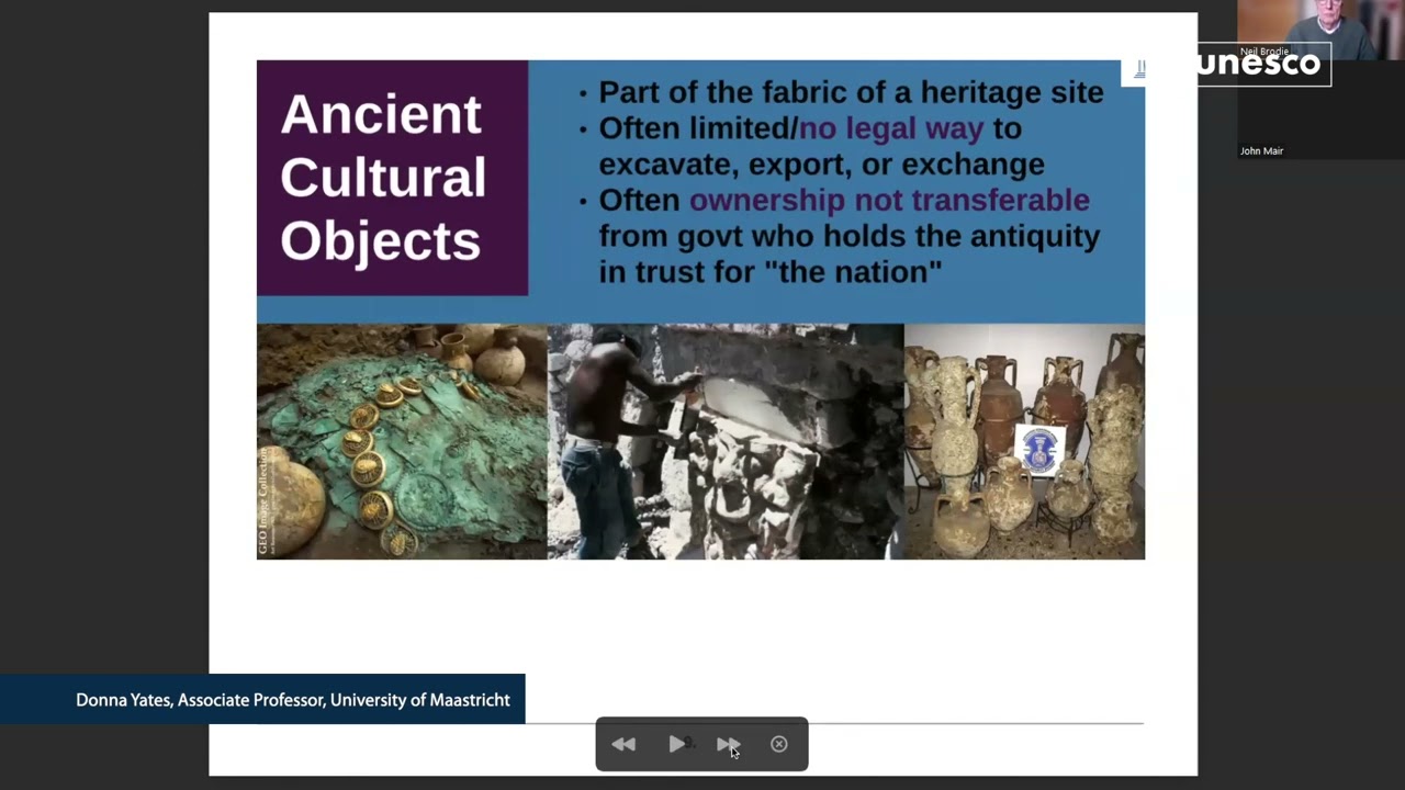 Regulatory Frameworks to fight money laundering and illicit trafficking of cultural property