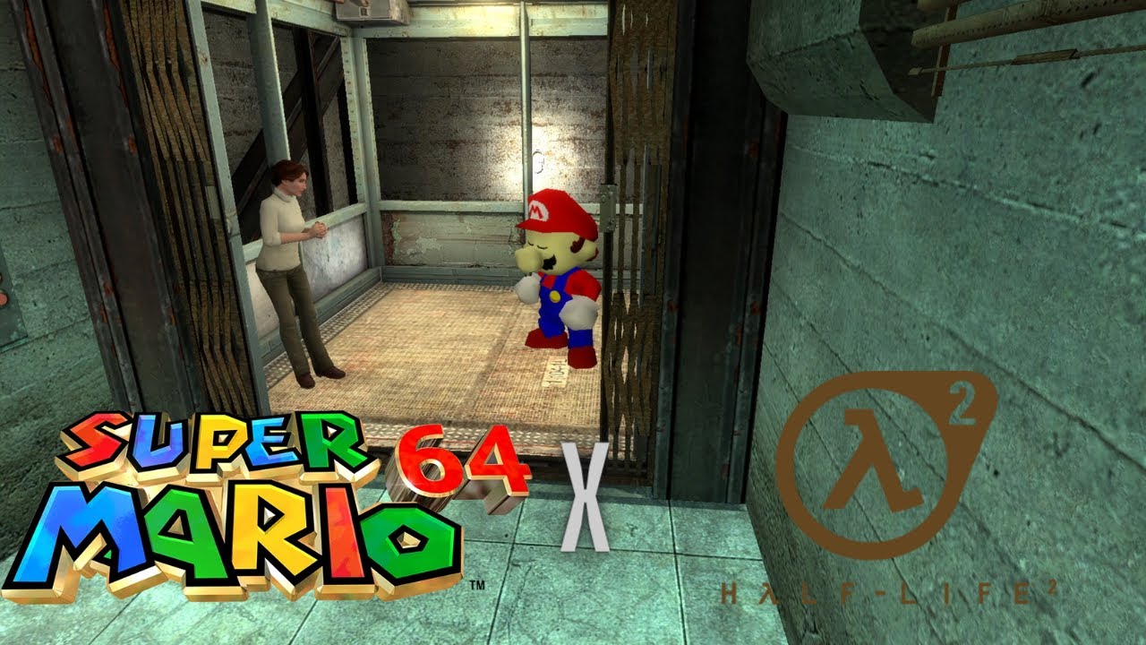 Gmod - G64 Super Mario 64 In Half Life 2 Part 3