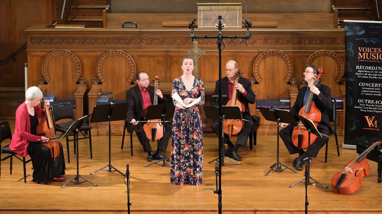 Palestrina: Lamentations of Jeremiah. Danielle Reutter-Harrah with The Voice of the Viol. 8K video.