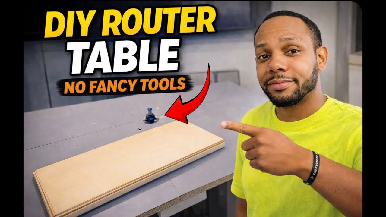 Stop WASTING Money! The EASIEST Router Table From Wood Scraps! 