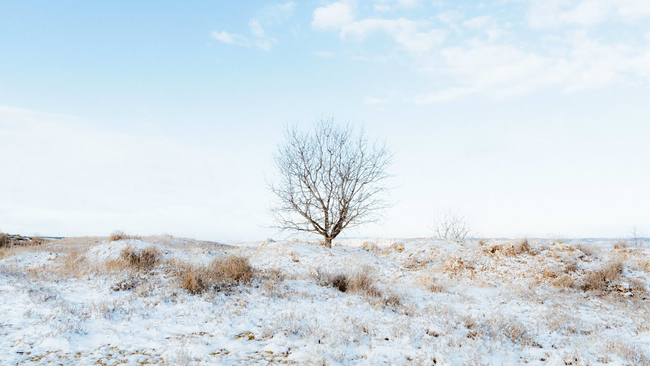 POV Street Photography en un pueblo bajo la nieve