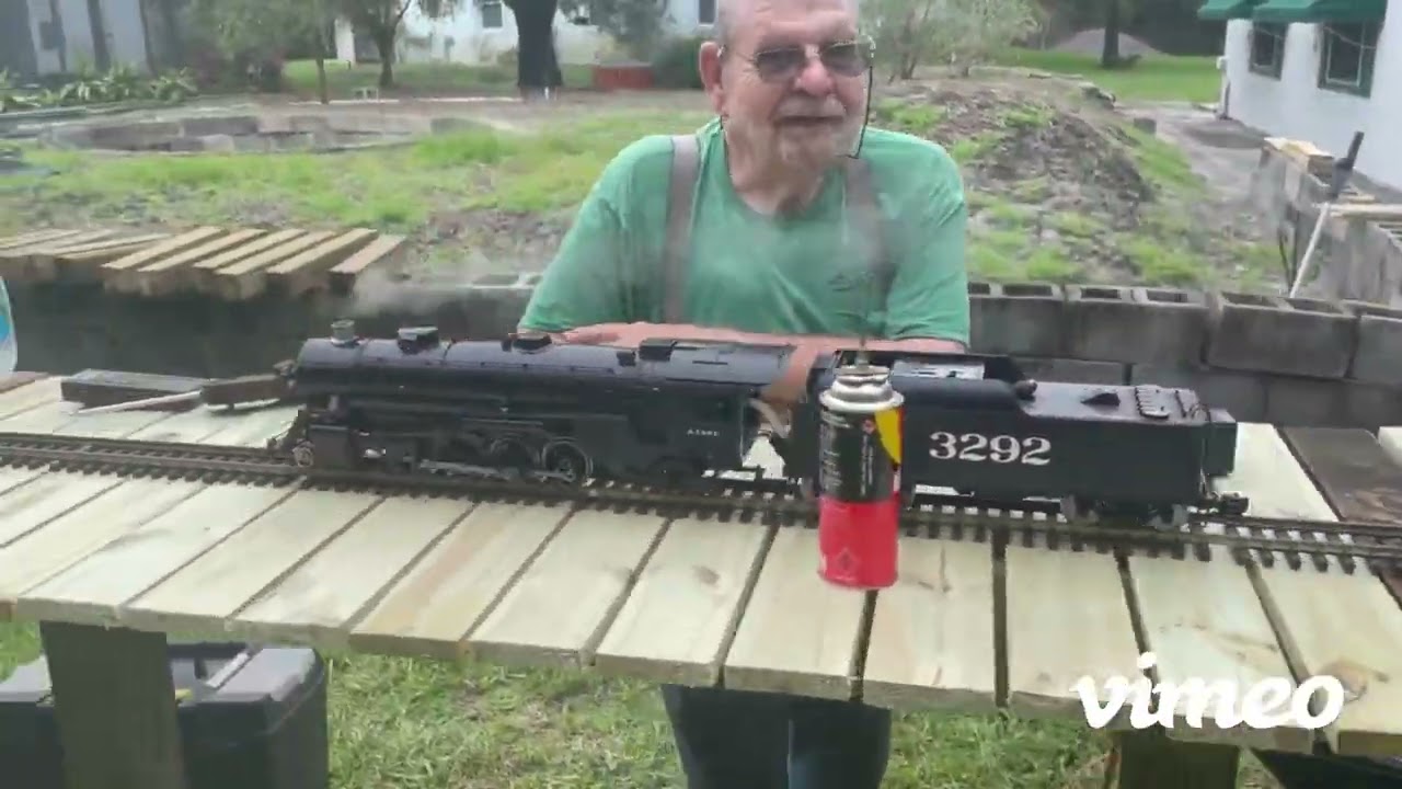 Father's Day Steam Layout  #burntfinger #modeltrains #livesteam 