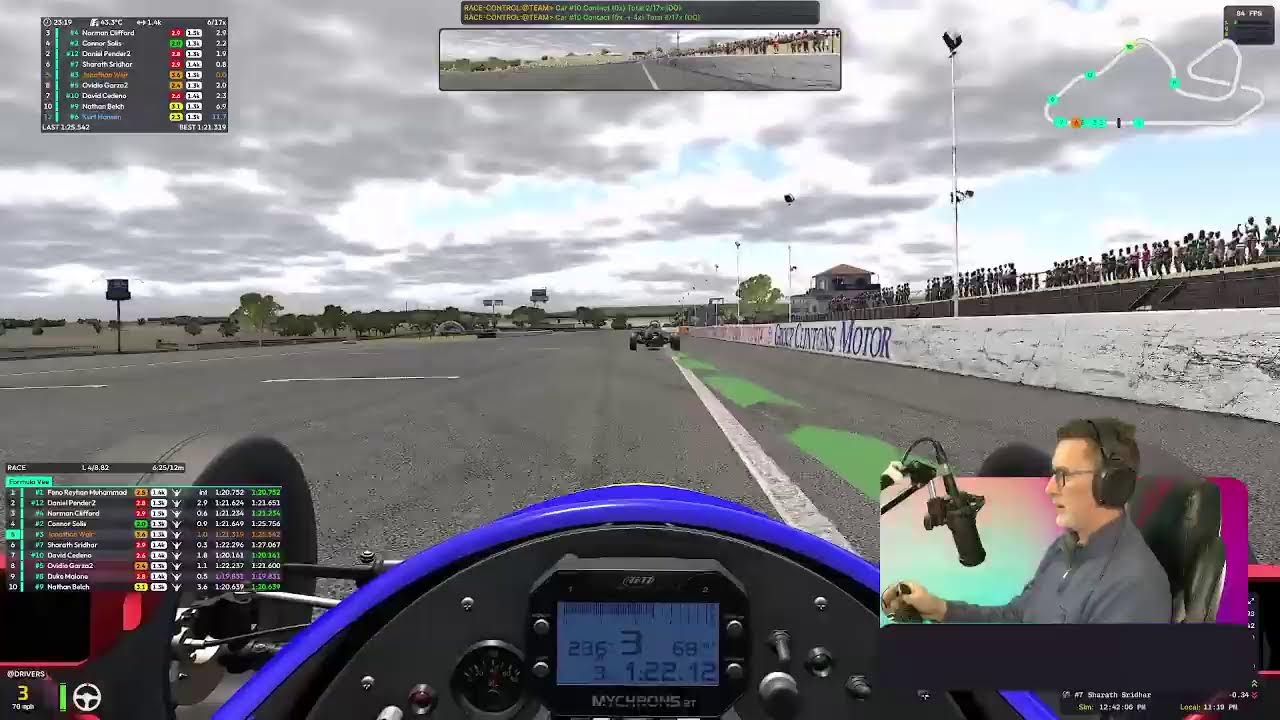 Nighttime Thrills: Adventures in iRacing
