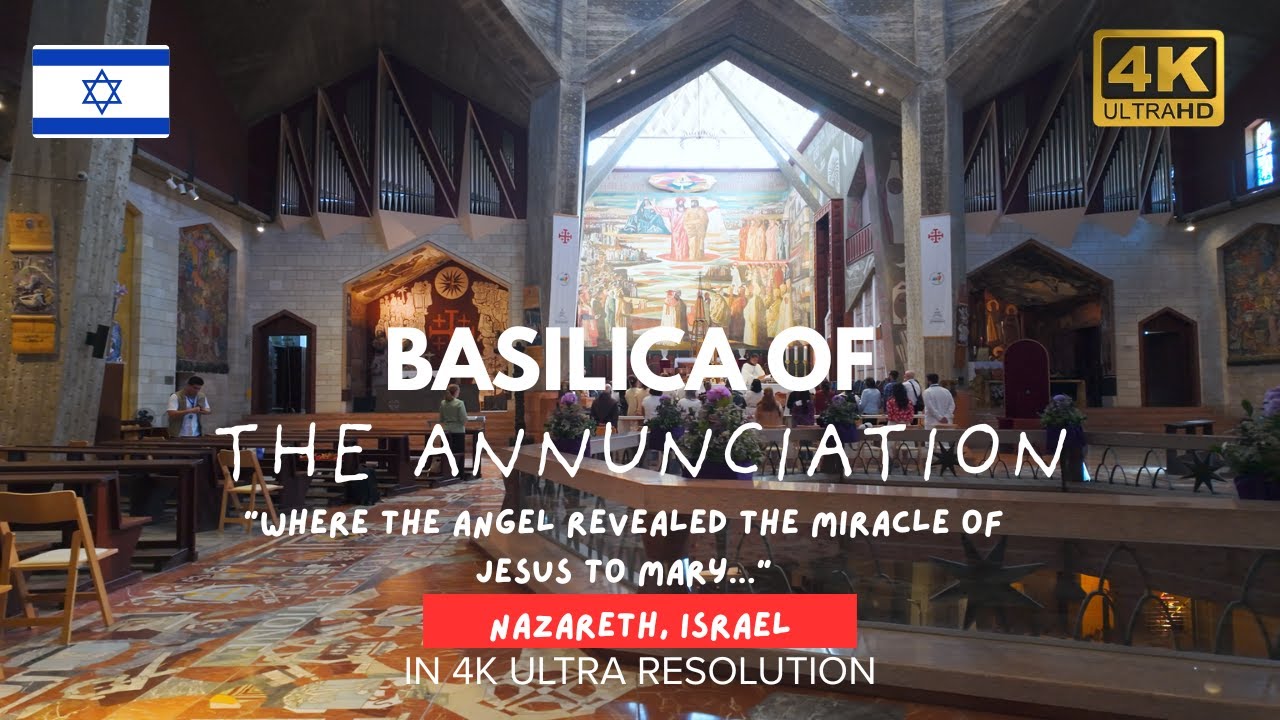 Inside NAZARETH'S Most Sacred CHURCH | Basilica of the Annunciation 4K Walking Tour Israel