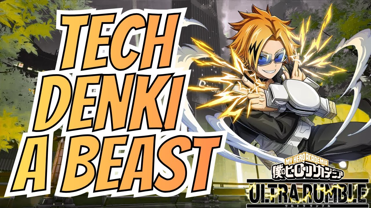 TECH DENKI DESTROYS META LOWKEY! | TECH DENKI GAMEPLAY | MY HERO ULTRA RUMBLE!
