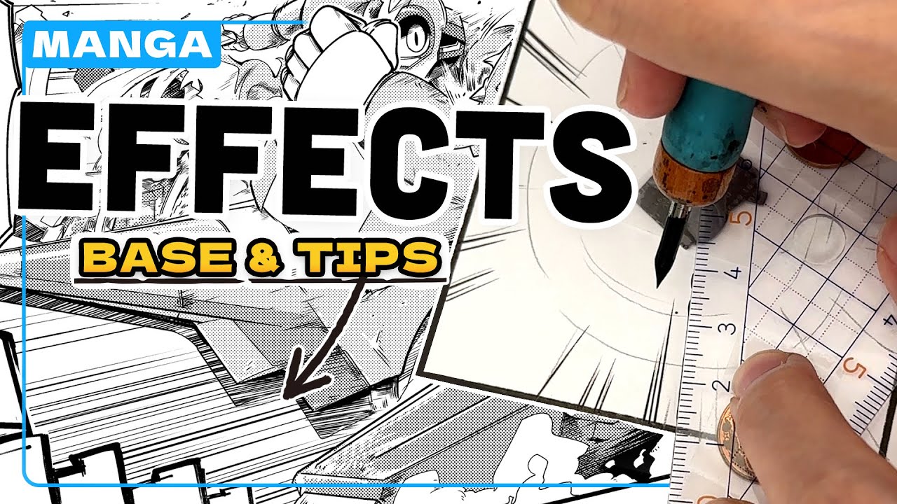 [TUTO] Comment dessiner des lignes d'effet MANGA [Techniques de Mangaka]