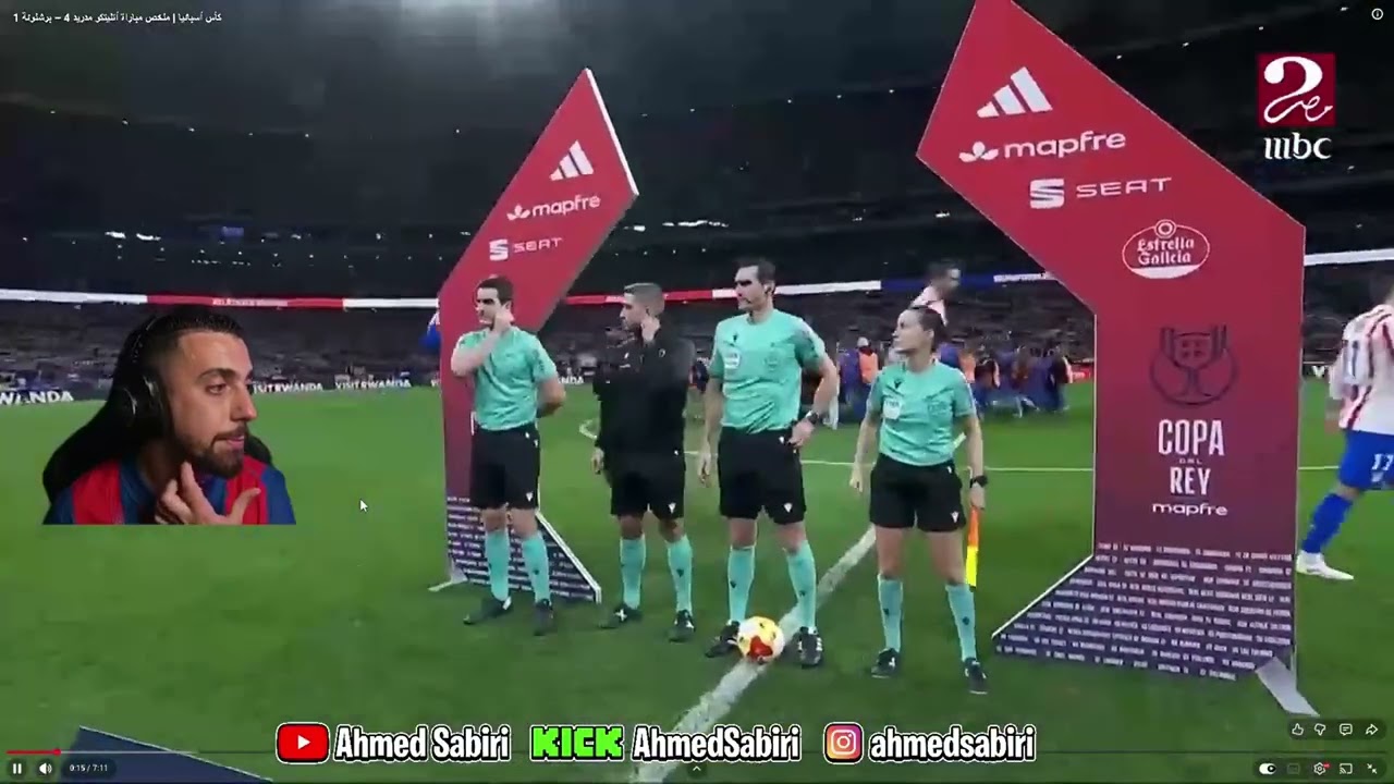 REACTION AHMED SABIRI 3LA barça