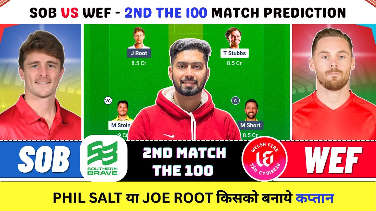 SOB vs WEF Dream11 Prediction,SOB vs WEF Today Match Prediction, SB vs WF Match Prediction